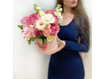 Композиция в шляпной коробке № 17