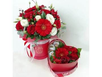 Композиция в шляпной коробке № 87