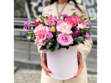 Композиция в шляпной коробке № 26