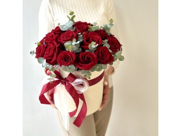 Композиция в шляпной коробке № 125