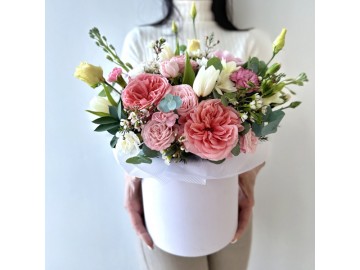 Композиция в шляпной коробке № 21