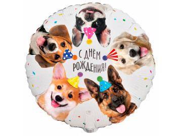 Шар фольгированный гелиевый 