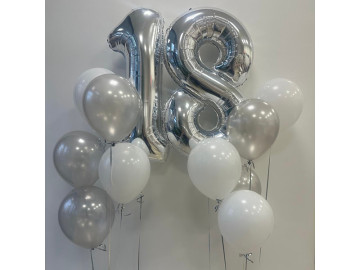 Набор воздушных шаров с двумя цифрами