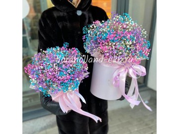 Коробка с воздушной гипсофилой