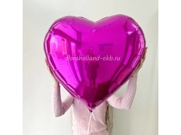 Шар фольгированный гелиевый в форме сердца