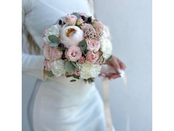 Букет невесты из экзотических цветов 