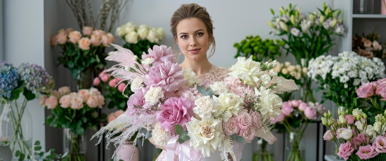 ВОЗДУШНЫЕ КОМПОЗИЦИИ<br> ИЗ САМЫХ НЕЖНЫХ ЦВЕТОВ